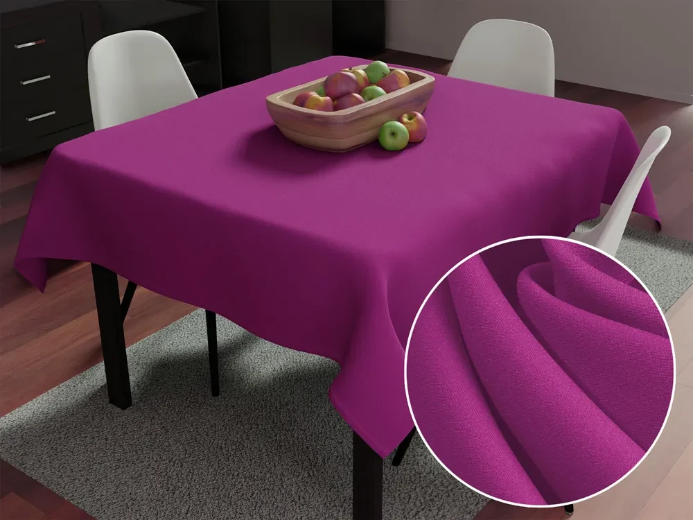 Biante Dekoračný štvorcový obrus Rongo RG-092 Purpurový 80x80 cm