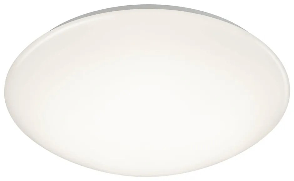 Biele guľaté stropné LED svietidlo Trio Putz, priemer 40 cm