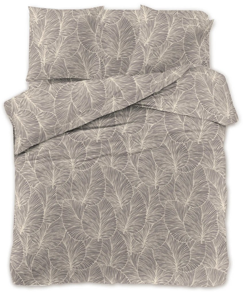 Obliečky z mikrovlákna ALIO hnedé Rozmer obliečky: 2 ks 70 x 80 cm | 200 x 220 cm