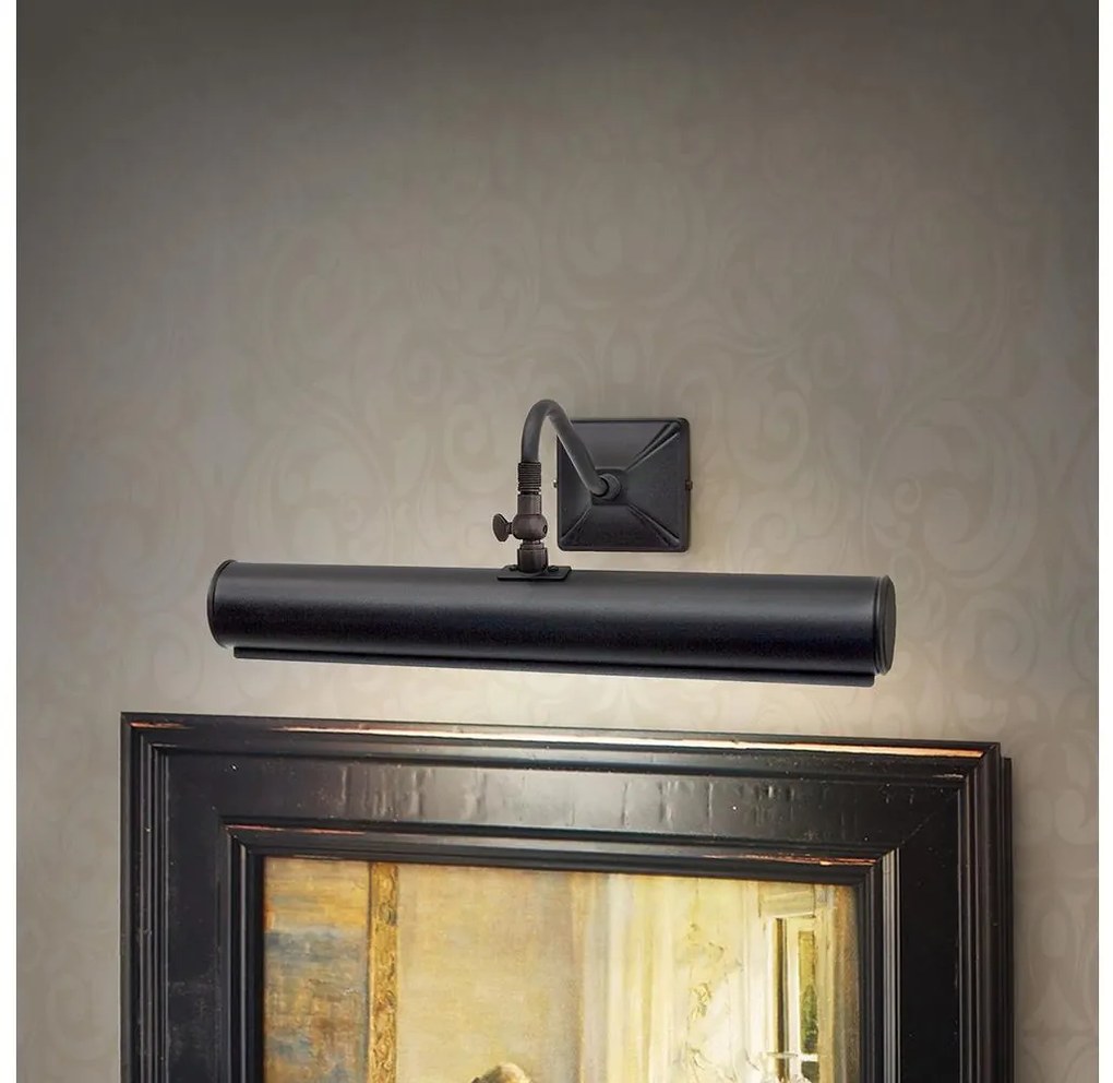 Elstead PL1-20-BLK - Obrazové svietidlo PICTURE 2xE14/40W/230V čierna