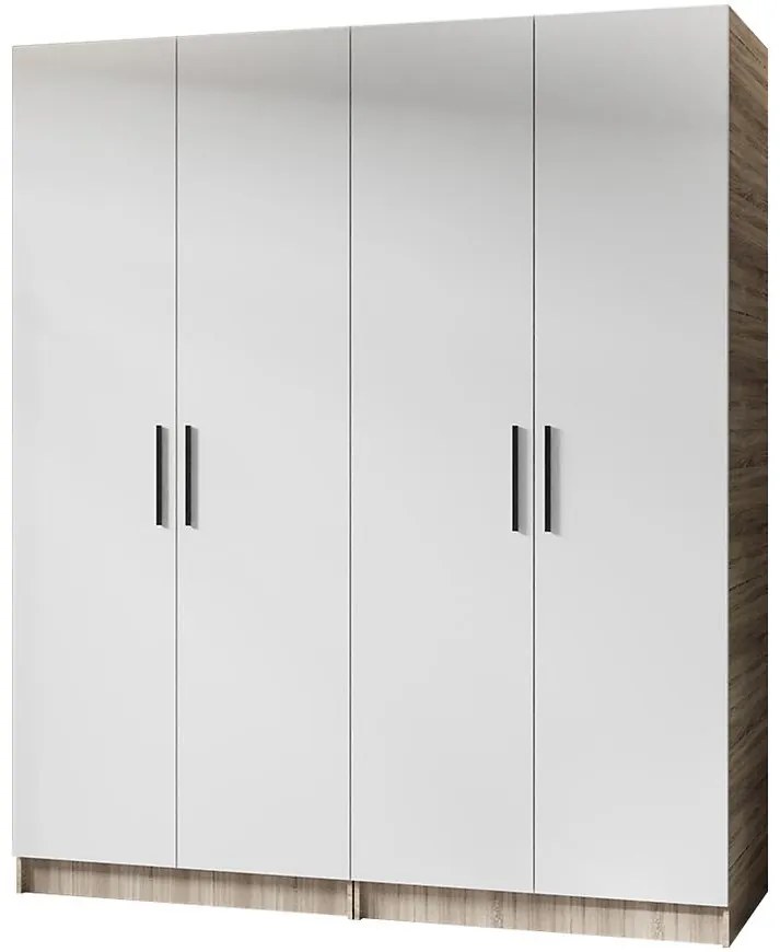 Skriňa X2 Gold 2d Dub Sonoma/Biela