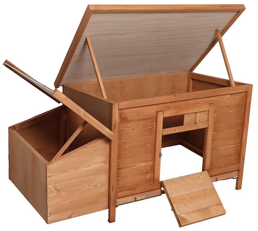 Kurník Avenberg HANK 120 x 60 x 60 cm (hnedý)
