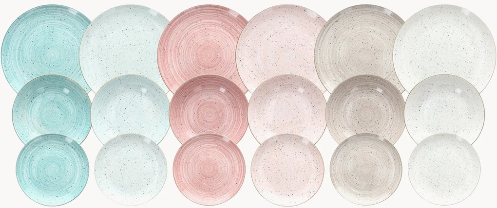 Porcelánová súprava riadu Metropolis, 6 osôb, 18 ks