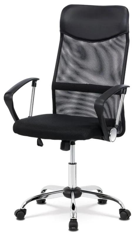 Jednoduchá kancelárska stolička čiernej farby