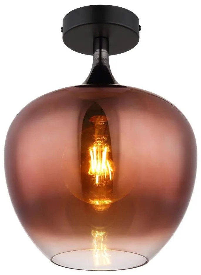 Globo 15548DG - Stropné svietidlo MAXY 1xE27/40W/230V medená