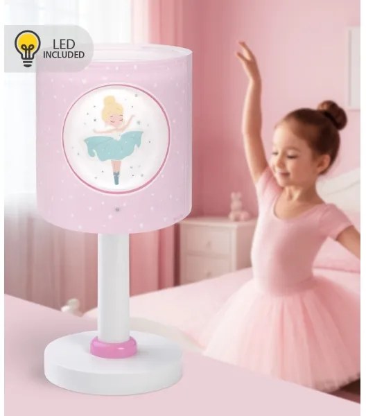 Dalber 60911 - LED detská lampička PRINCESS DANCE 1xG4/4W/230V ružová