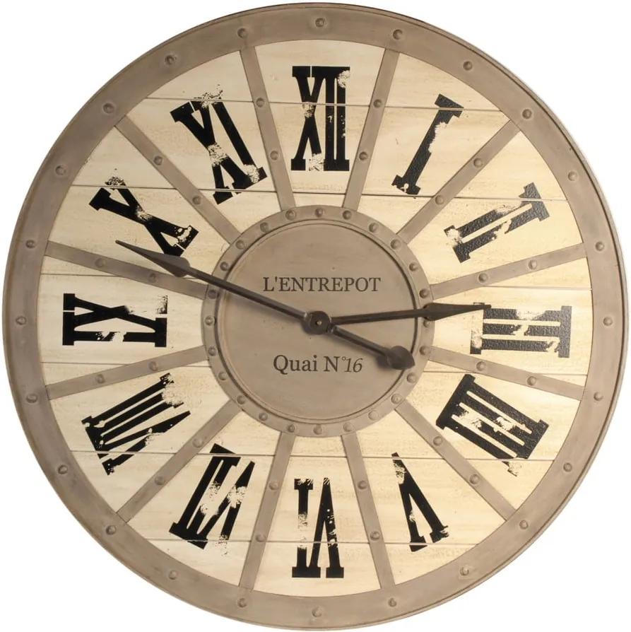 Nástenné hodiny Antic Line Quai, ⌀ 93 cm