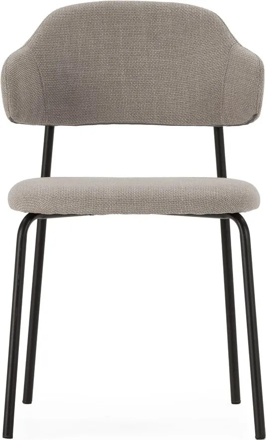 Svetlosivé jedálenské stoličky v súprave 4 ks Adriel – Marckeric