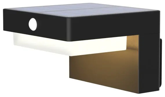 Solight WO7201 - LED solárne nástenné svietidlo s čidlom PALERMO LED/5W/2000mAh