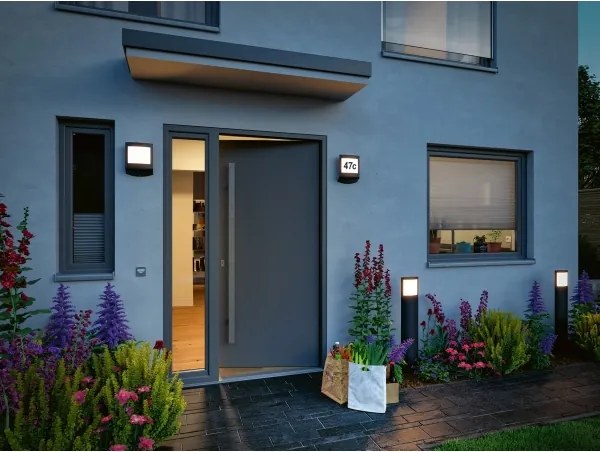 Paulmann 94514 - LED/8,5W IP44 Stmievateľné domové číslo PADEA 230V