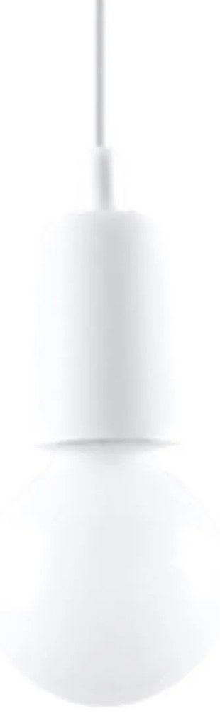 Závesné svietidlo DIEGO 1 biele