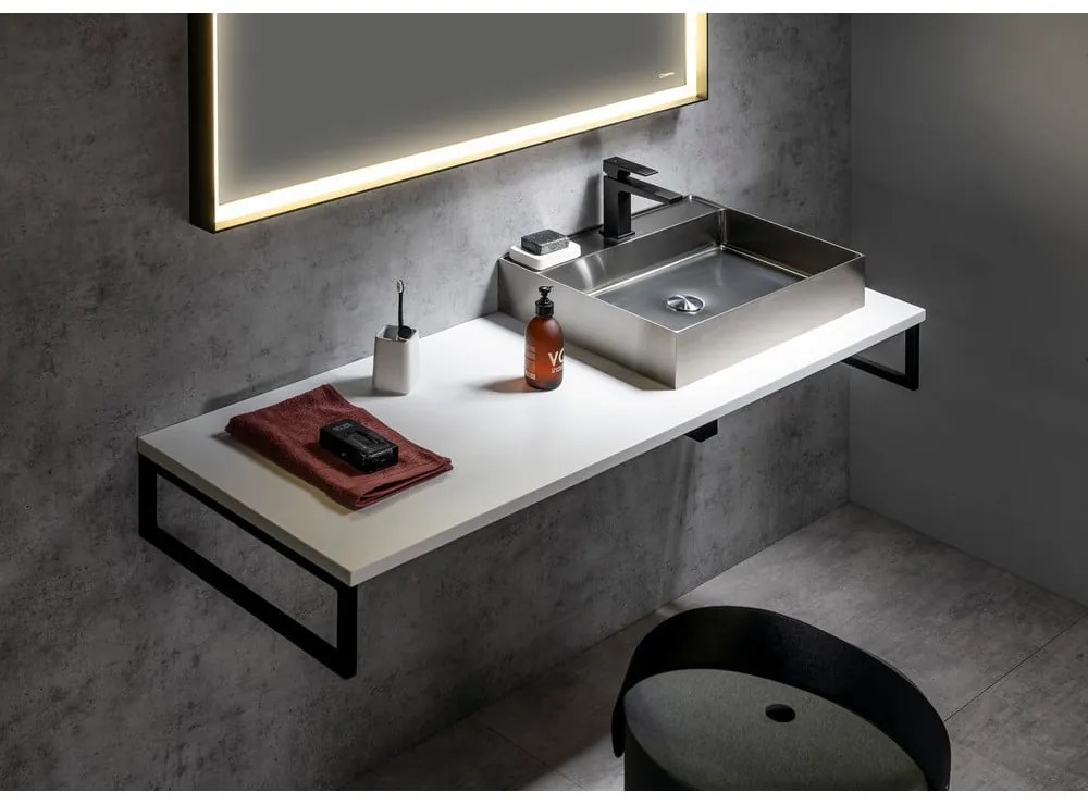 Antikoro umývadlo v striebornej farbe 55x42 cm Aurum – Sapho