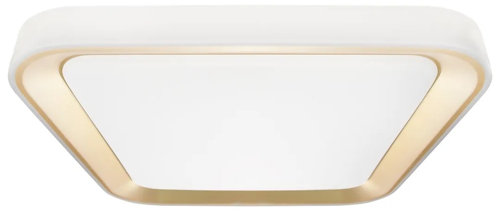 Stropné LED svietidlo Quadro, 1x LED 66w, 3000-6000k, g, s ovládačom