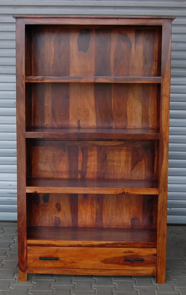 furniture-nabytek.cz - Luxusná knižnica 90x35x180 z masívu palisander