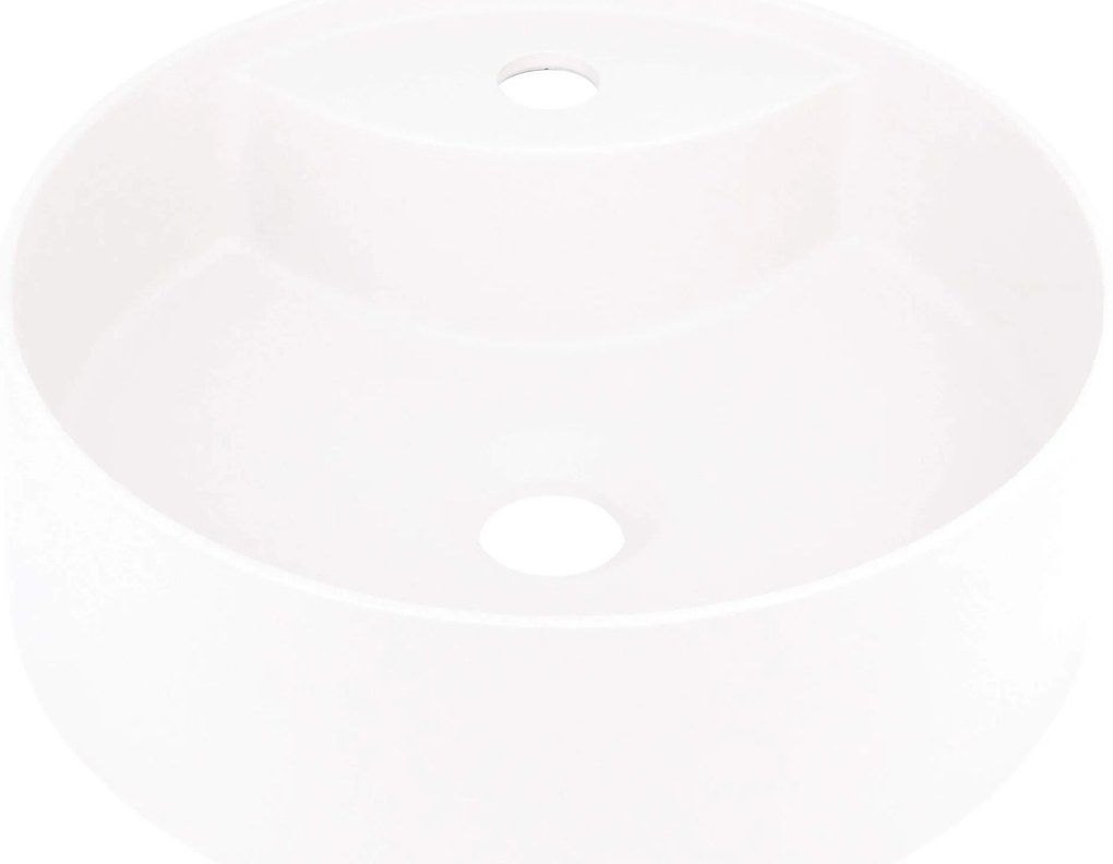 Deante Silia, umývadlo na dosku s otvorom na batériu 360x360x125mm, biela matná, DEA-CQS_AU4B