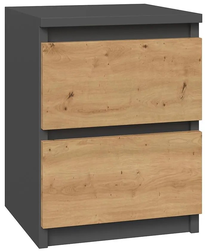 Nočný stolíkMalwa M2 Antracit/Artisan