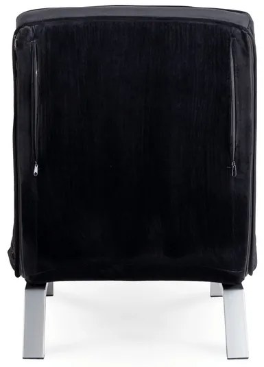 Kreslo pohovka rozkladacia PRATO čierna - vintino.sk