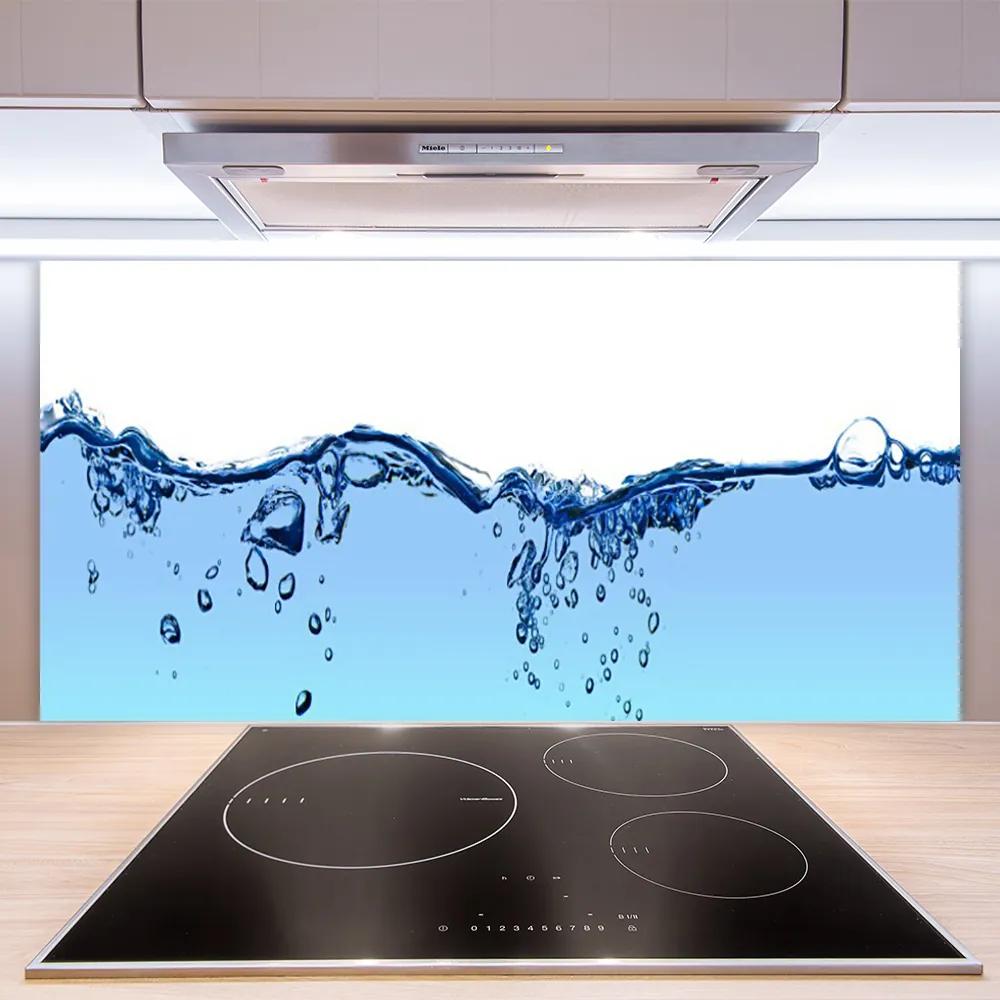 Sklenený obklad Do kuchyne Voda umenie 120x60 cm