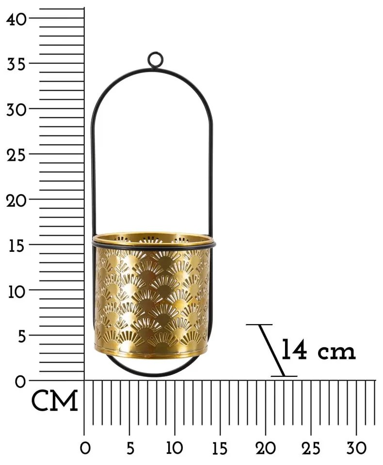 Kovová držiak na kvetináč ø 14 cm (výška 37 cm) Hong – Mauro Ferretti
