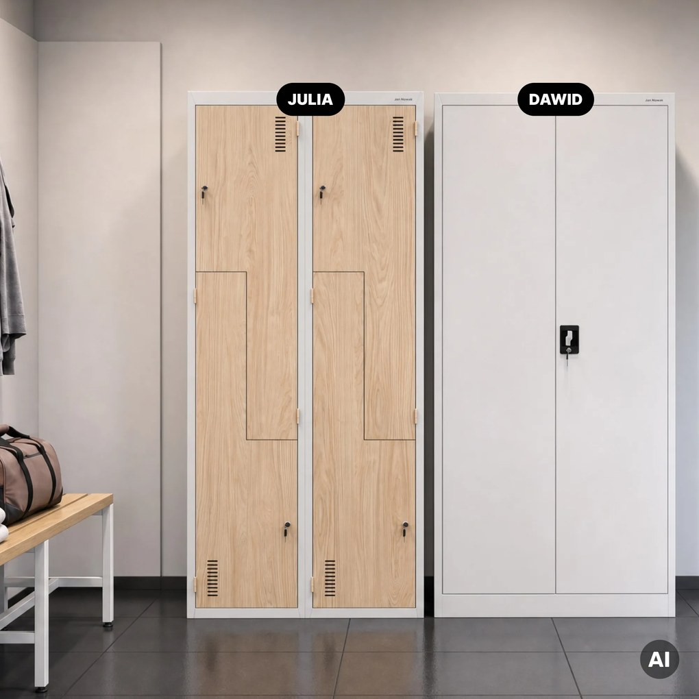 Šatníková skriňa typu L sivá, dub sonoma, 800x1850x450 mm: JULIA Eco Design