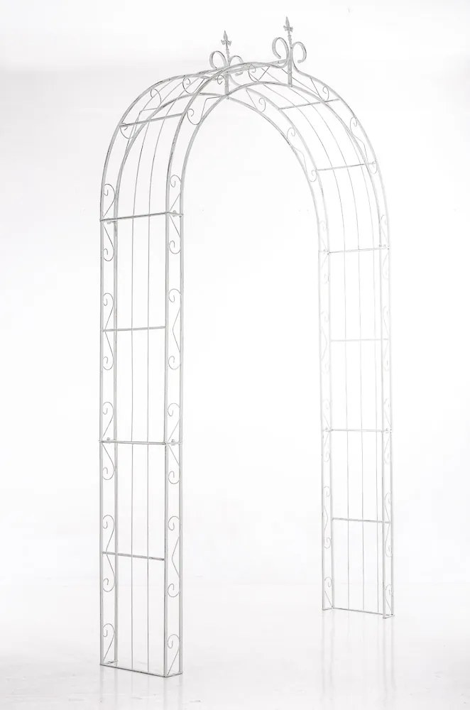 Oblúk na ruže Shines - Biela antik
