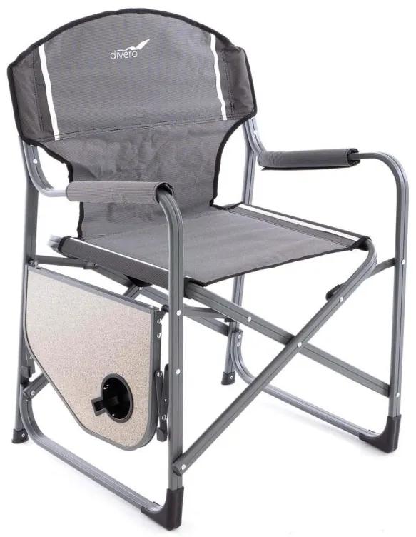 Kempingová stolička so stolíkom a držiakom - 2 kusy