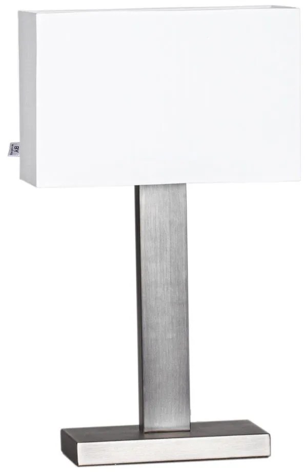 ByRydens 4002680-6524 - Stolová lampa PRIME 1xE27/5W/230V biela/matný chróm