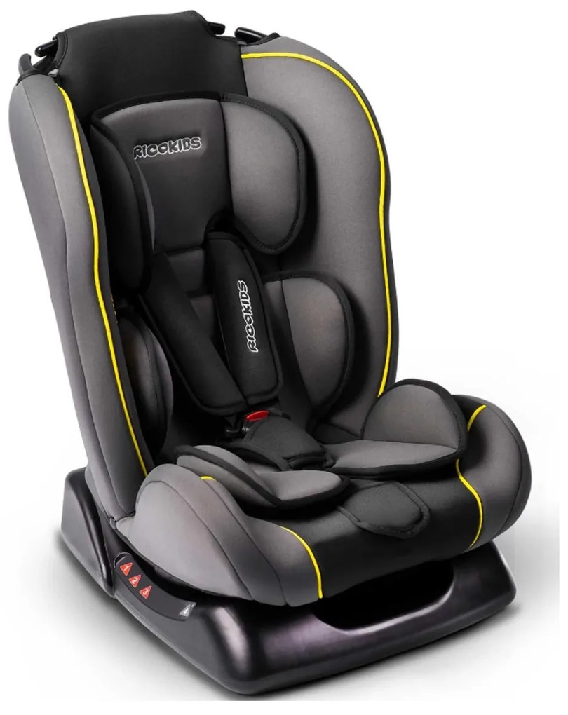 Otočná autosedačka Lorenzo 0-25kg | čierno-žltá