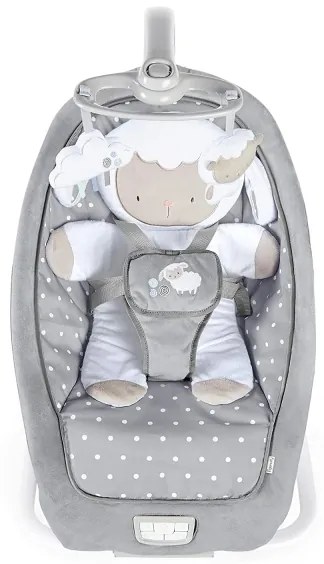 Ingenuity - Detská hojdačka s melódiou CUDDLE LAMB 3xLR14