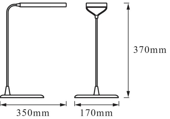 Osram - stmievateľná LED stolná lampa PANAN LED/5W/5V