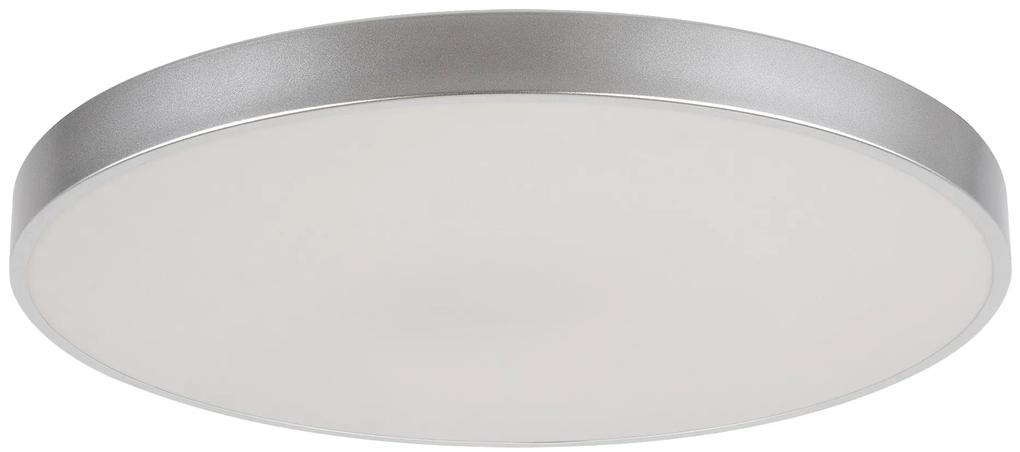 RABALUX LED stropné moderné osvetlenie TESIA, 36W, denná biela, 40cm, okrúhle, strieborné