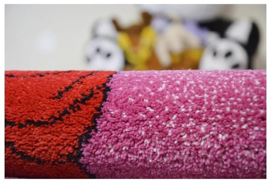 Detský kusový koberec Princezná ružový 240x330cm