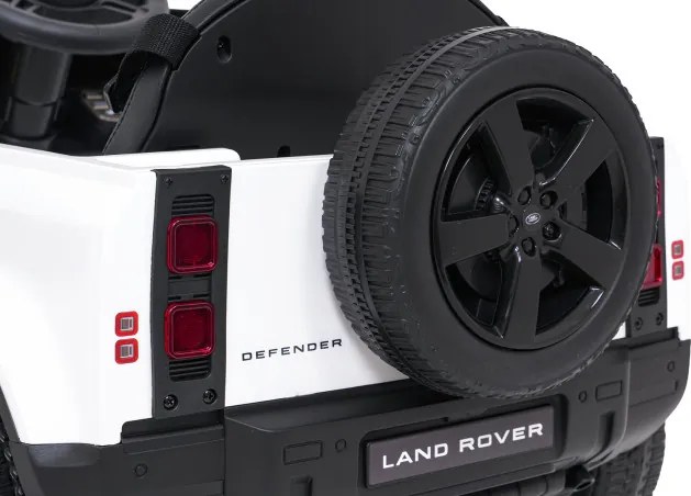 Elektrické autíčko Land Rover Defender biele