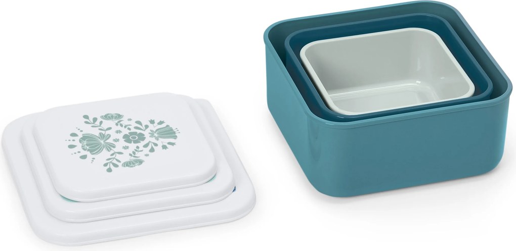 Boxy na malé občerstvenie, 3 ks