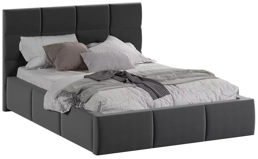 Čalúnená posteľ s úložným priestorom 120x200 cm PRO line 7