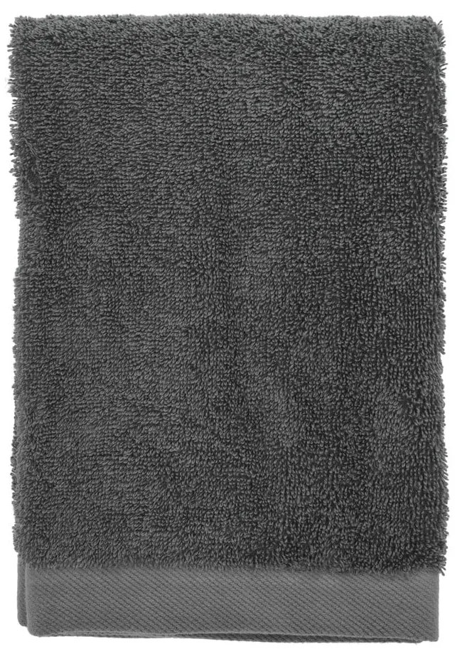Tmavosivý froté bavlnený uterák 50x100 cm Comfort – Södahl