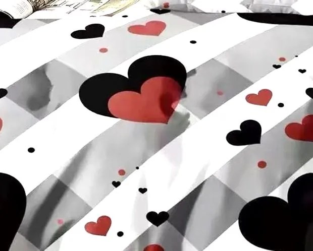 Bavlnené obliečky Homa TELIAN HEARTS 7-dielna sada 140x200 cm