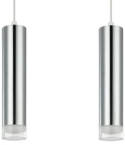 Luster na lanku ARMIN 2xGU10/10W/230V lesklý chróm