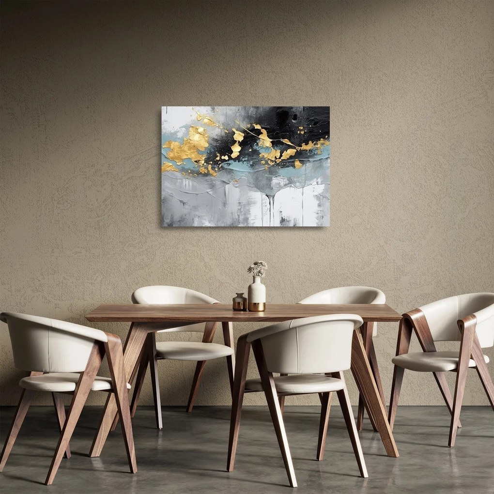 Sklenený obraz - Abstrakcia (70x50 cm)