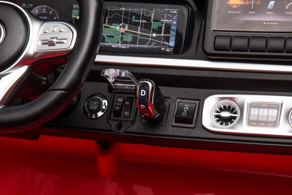 Elektrické autíčko Mercedes G63 AMG 4x200W XXL - červené