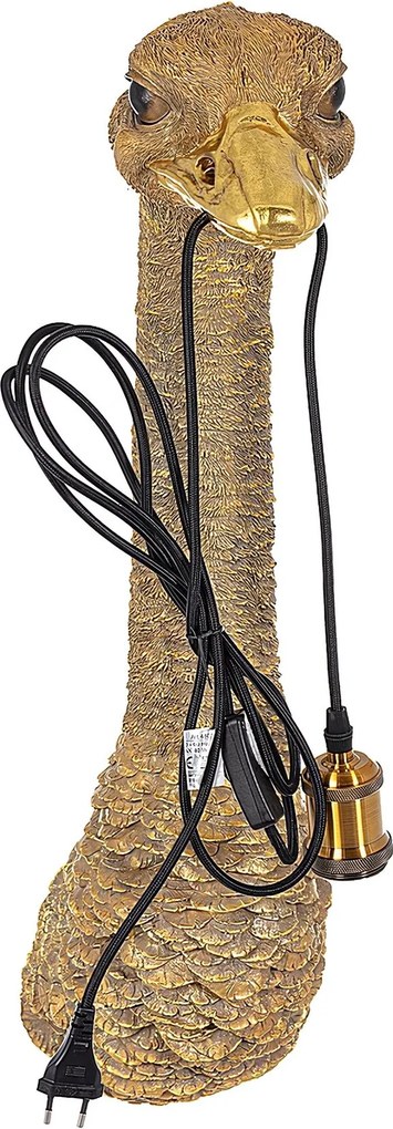 Nástenné svietidlo Gold Ostrich 72cm