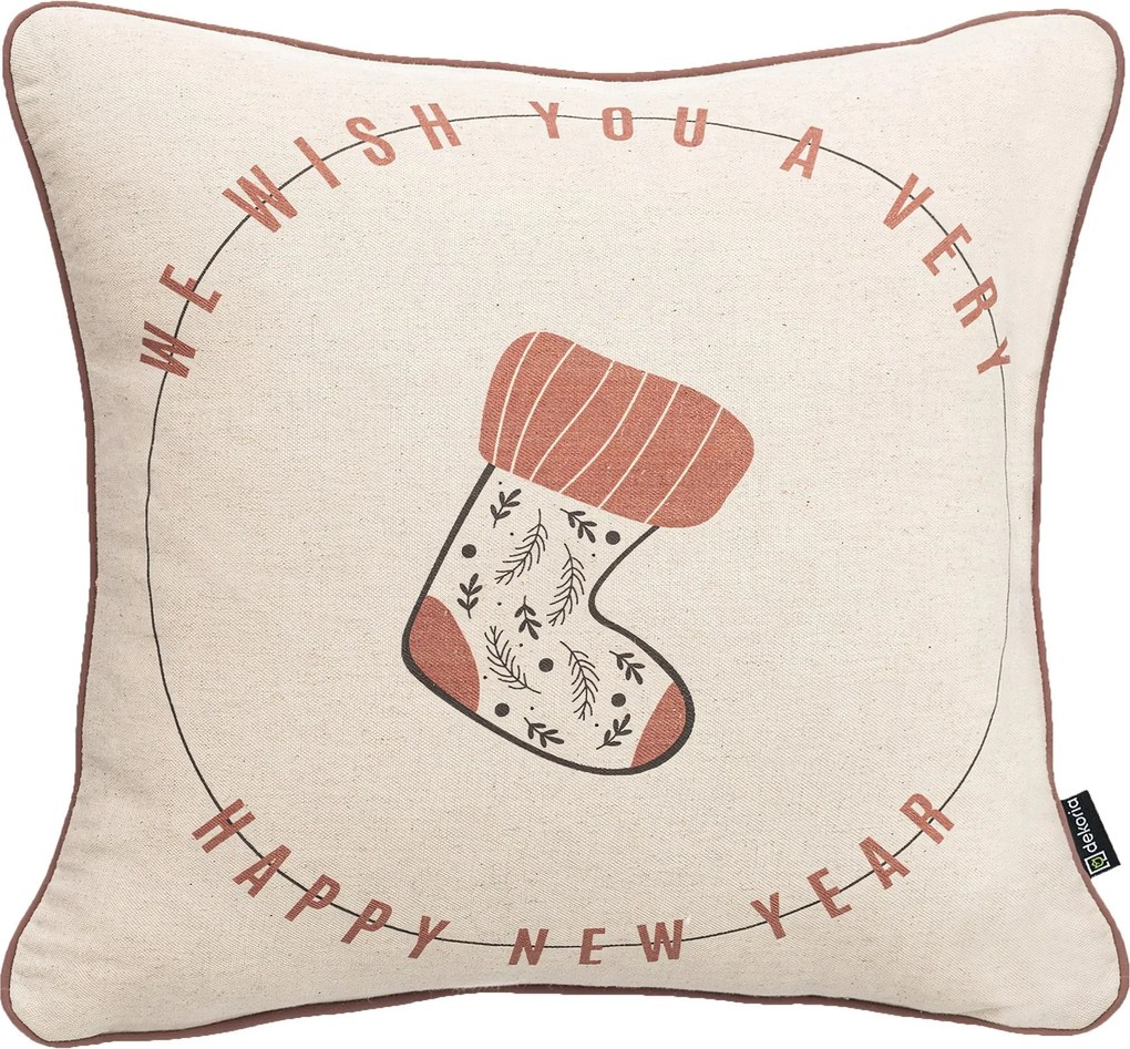 Obliečka na vankúš Festive Stocking 43x43 cm