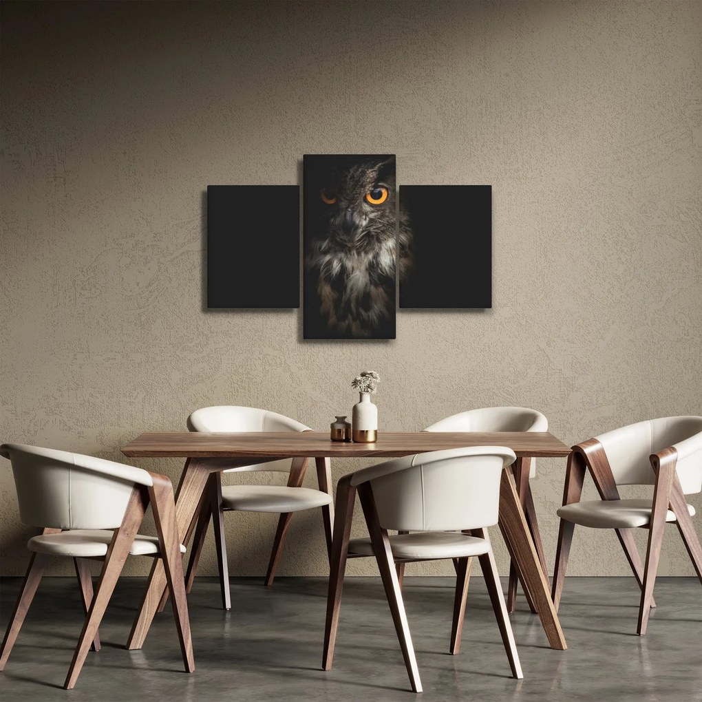 Obraz sovy (90x60 cm)