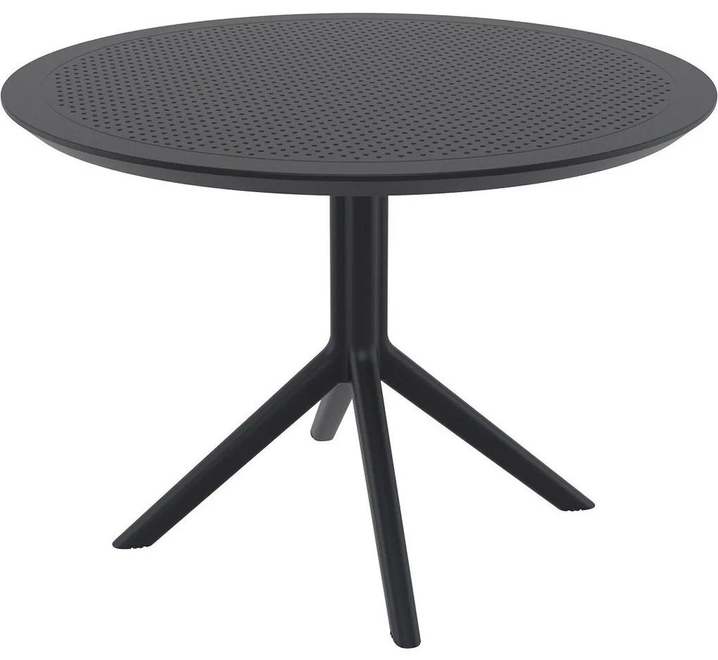 SKY Ø105 záhradný stôl dark grey