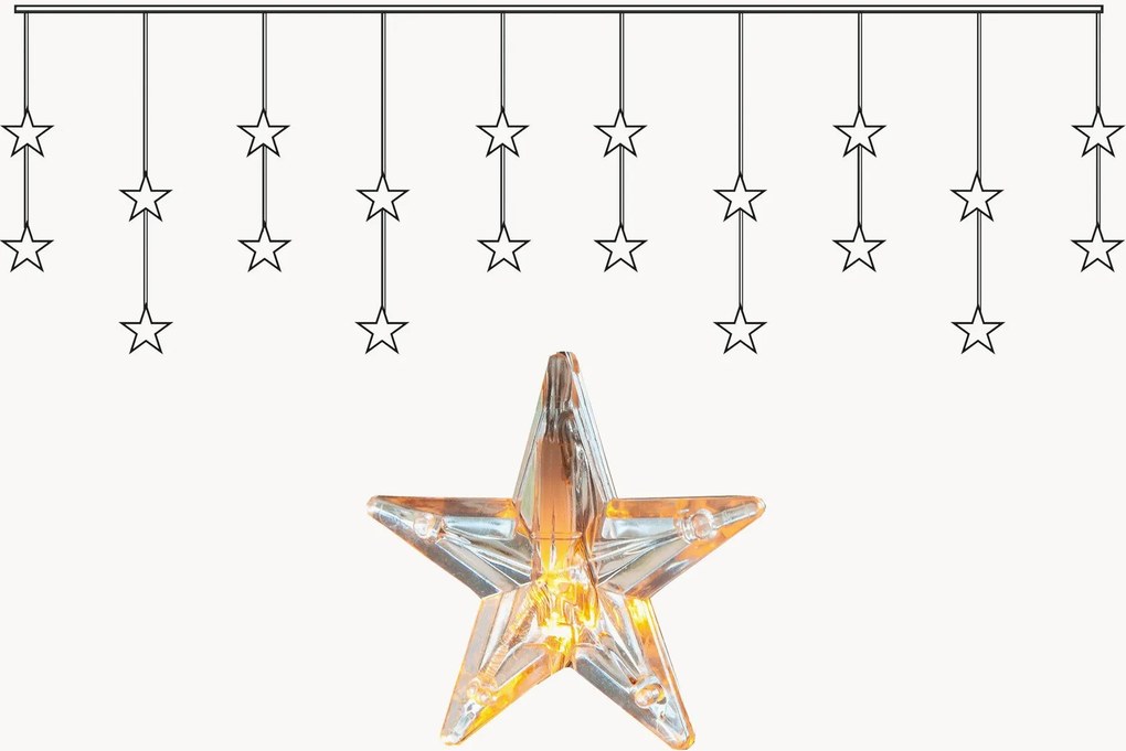 Svetelná LED-reťaz Star, 180 cm