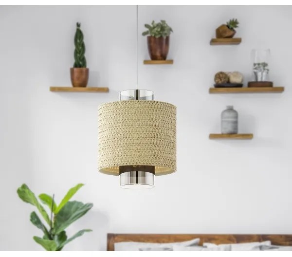 Eglo 43393 - Luster na lanku MEDIOUNA 1xE27/40W/230V