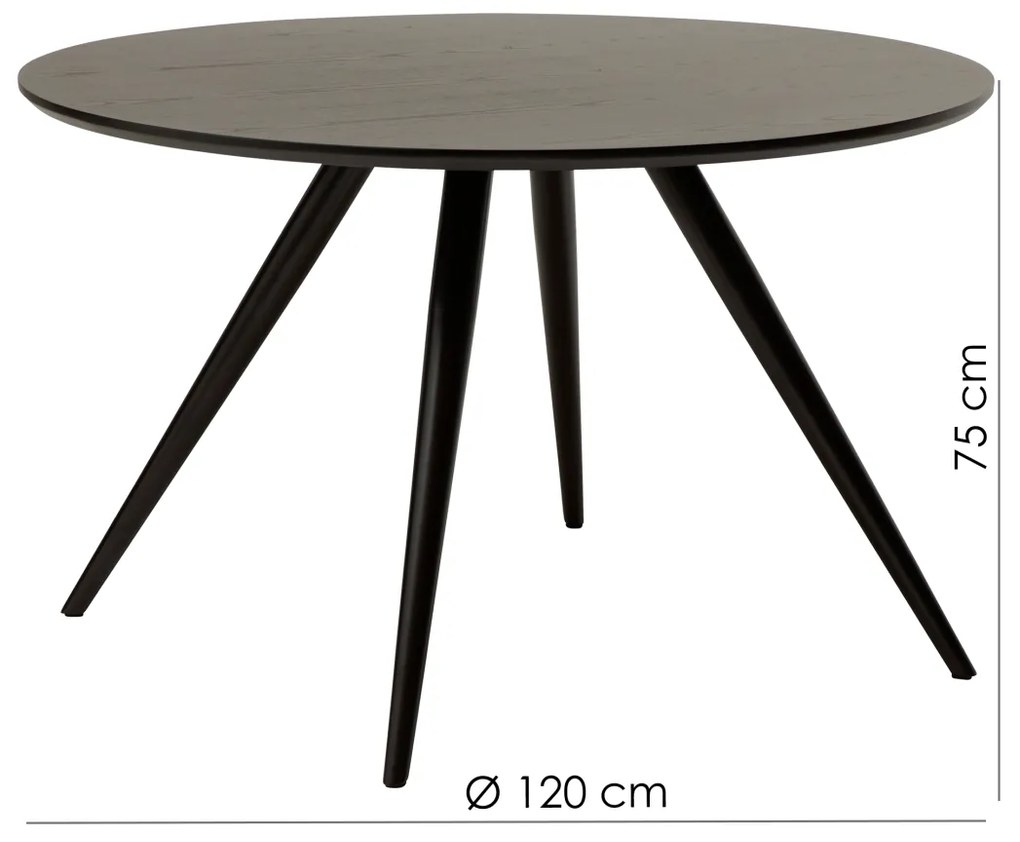 ECLIPSE JEDÁLENSKÝ OKRÚHLY STÔL - Ø 120 cm oak