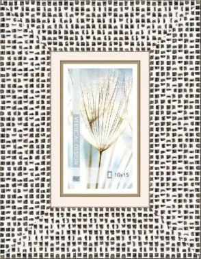 Fotorámik Glamour 10x15 cm, strieborný%