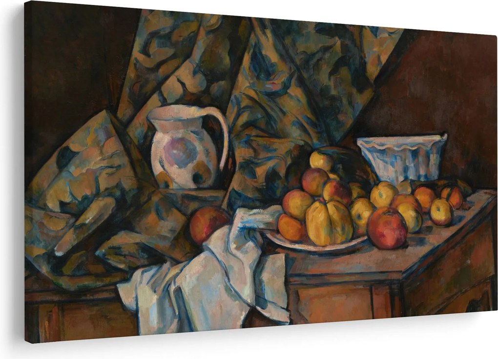 Obraz - Paul Cézanne, Still Life with Apples and Peaches, reprodukcia (90x60 cm)