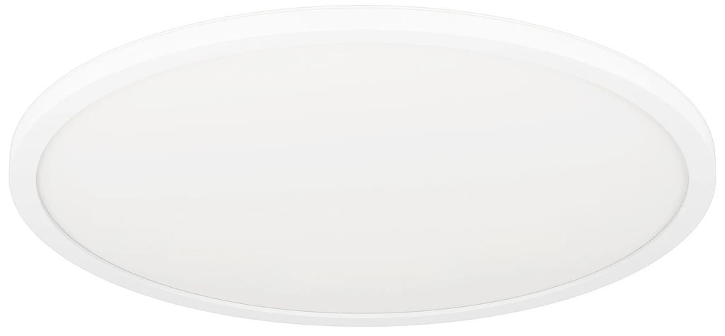 EGLO LED múdre prisadené osvetlenie ROVITO-Z, 16,5 W, teplá biela-studená biela, RGB, biele, 42cm, okrúhl